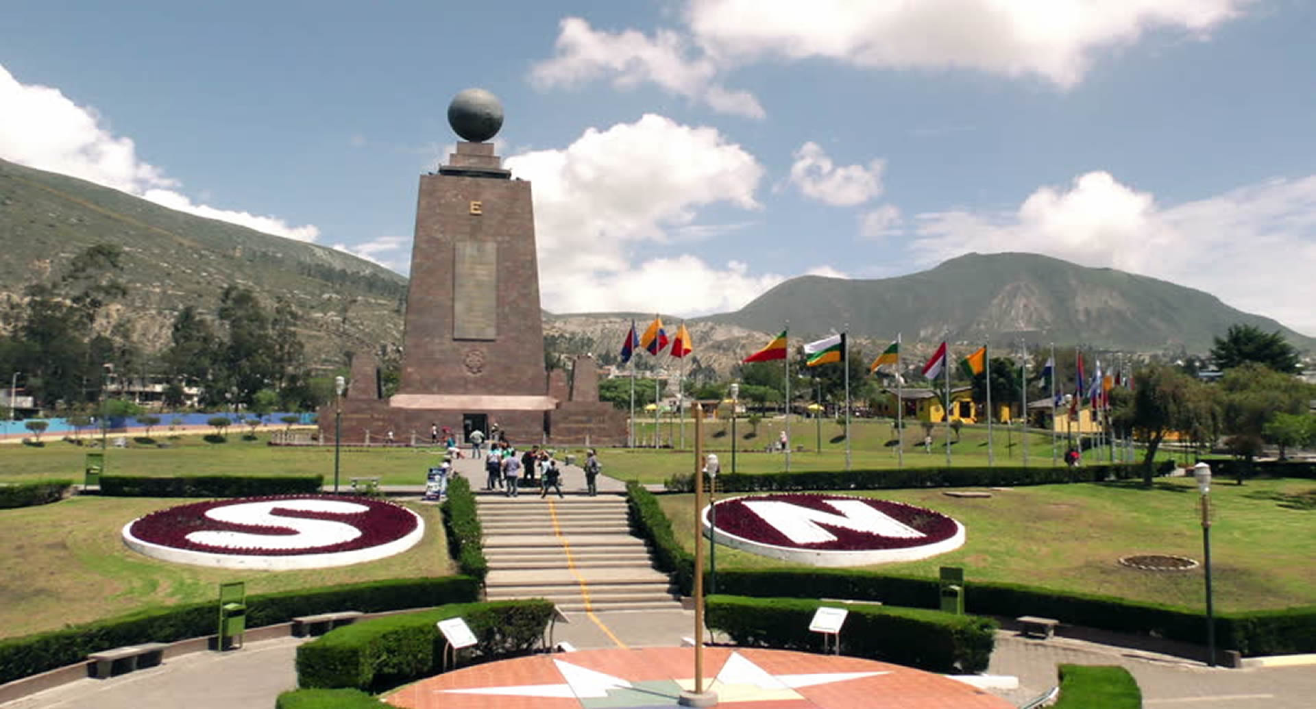 Mitad del Mundo monument near Quito